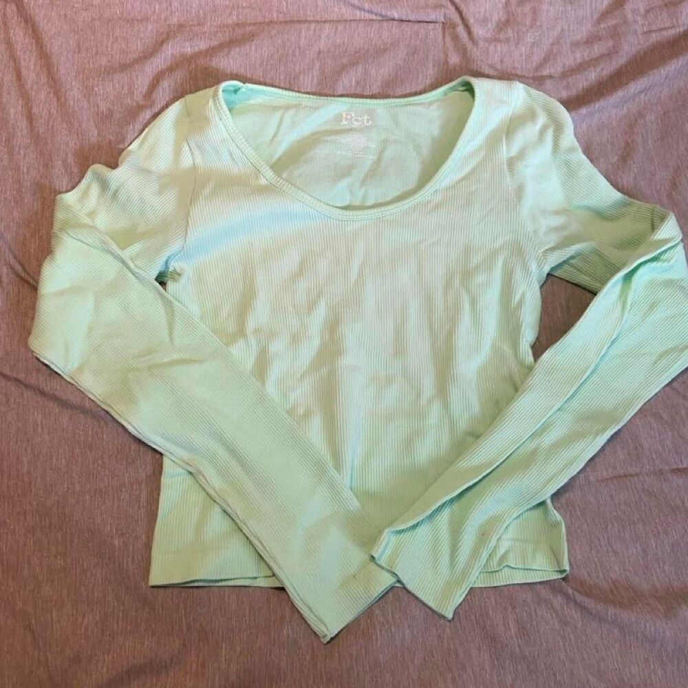Unbranded Women's Green and Blue Top